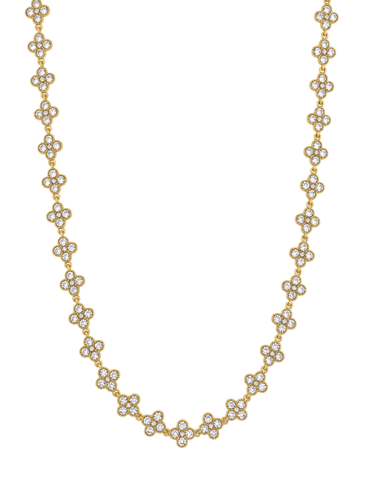 Collier en acier inoxydable "ALYA WHITE"