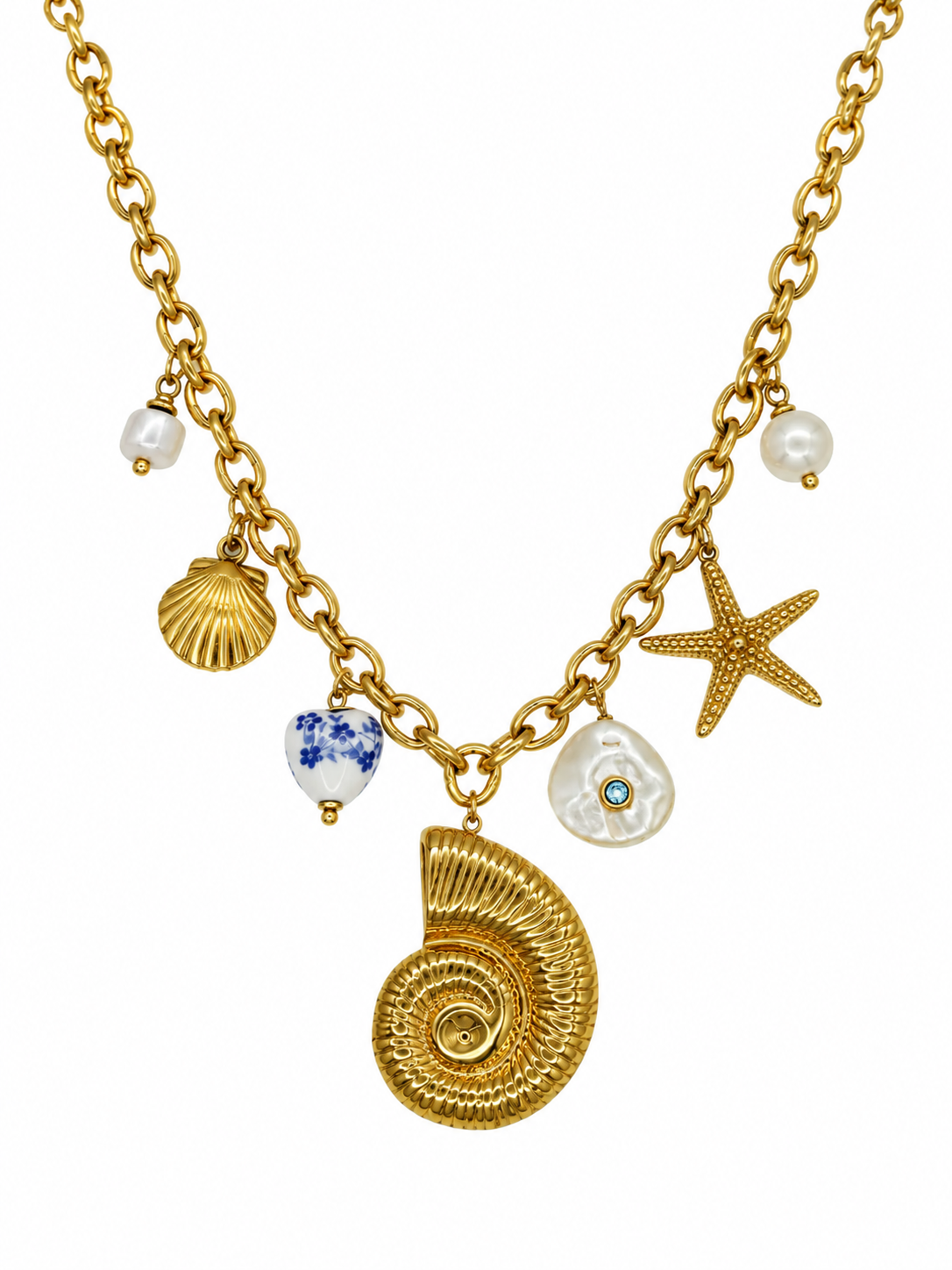 Collier en acier inoxydable "AZZURA"