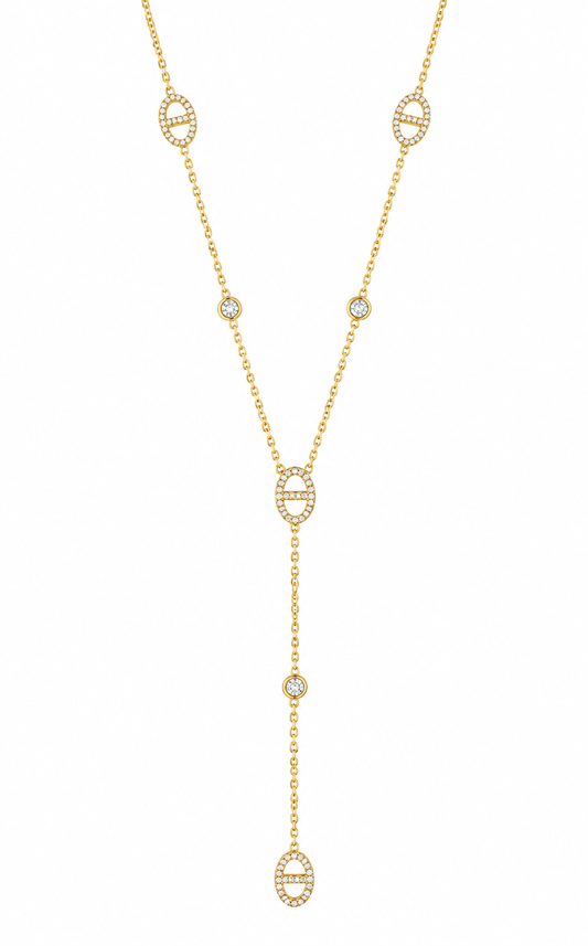 Collier en acier inoxydable "NELLA Y"