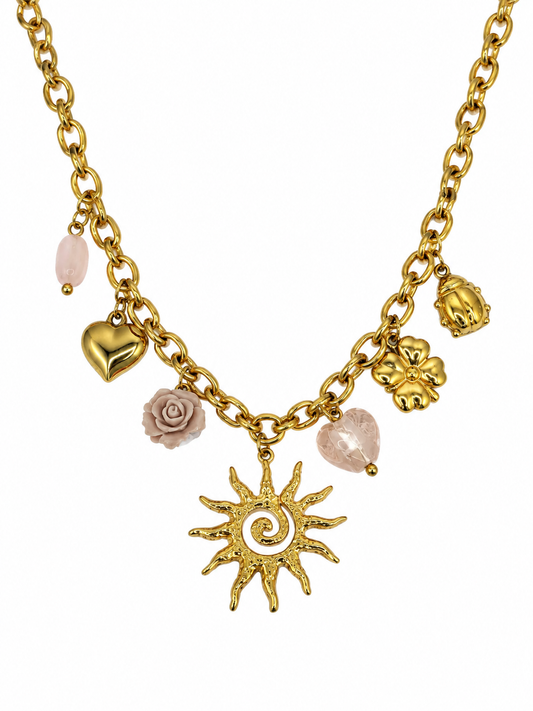 Collier en acier inoxydable "SOLÉA"
