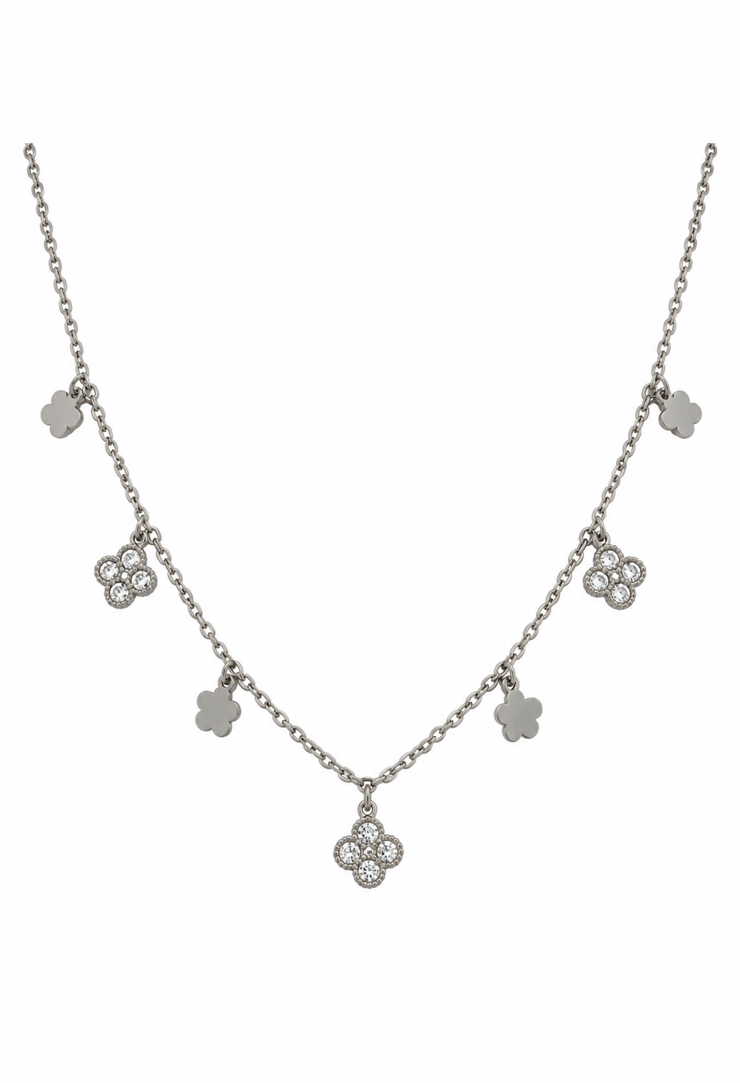 Collier en acier inoxydable "ALYA FLORA"
