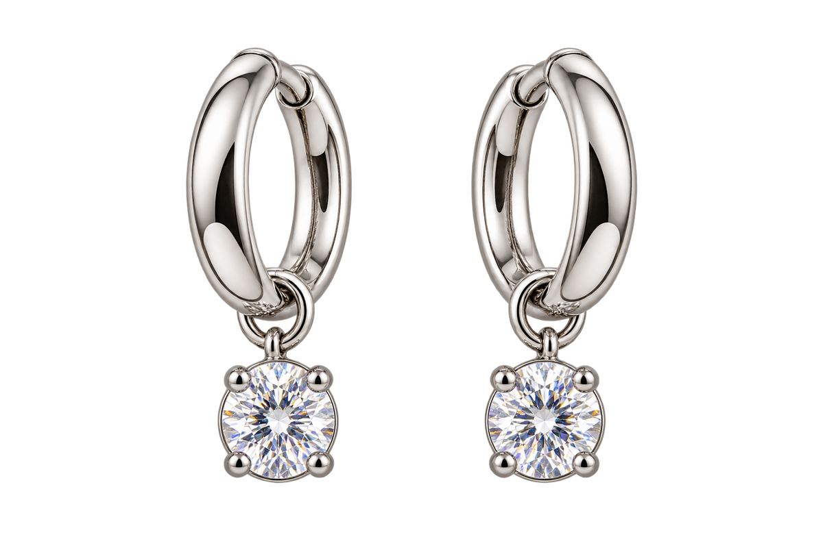Boucles d'oreilles en acier inoxydable "ASHLEY"