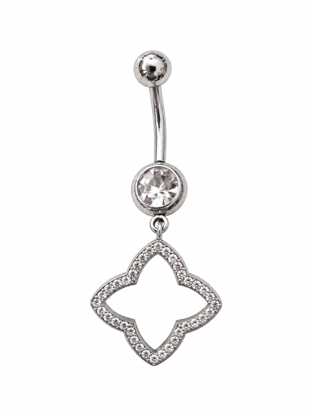 Piercing au nombril en acier inoxydable "LANA"
