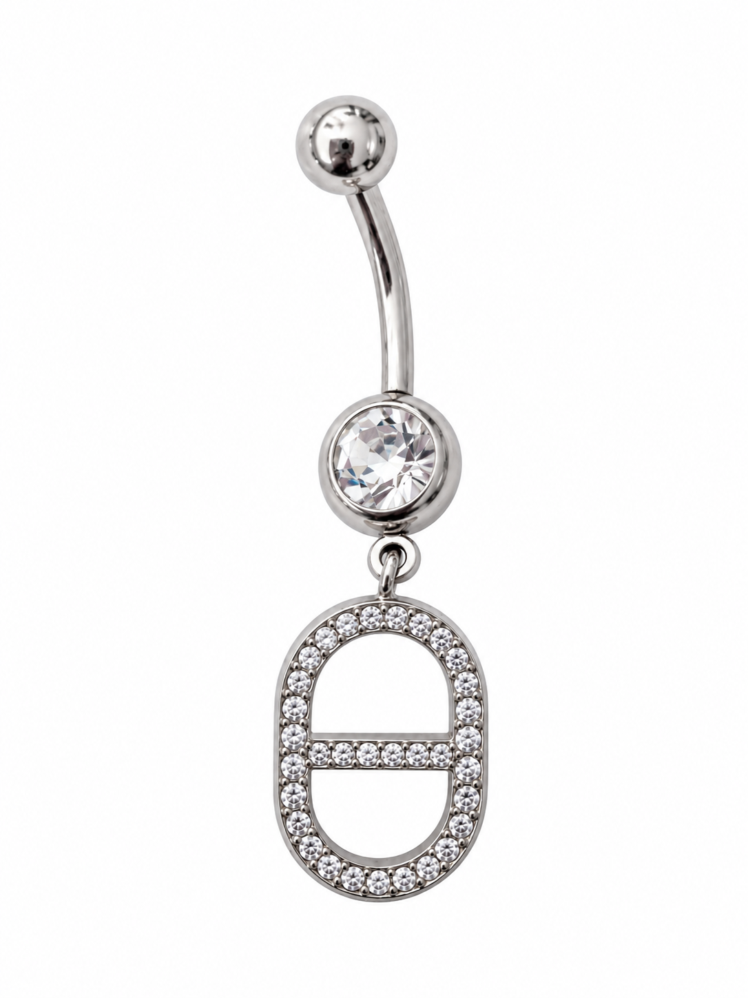 Piercing au nombril en acier inoxydable "NAYA"