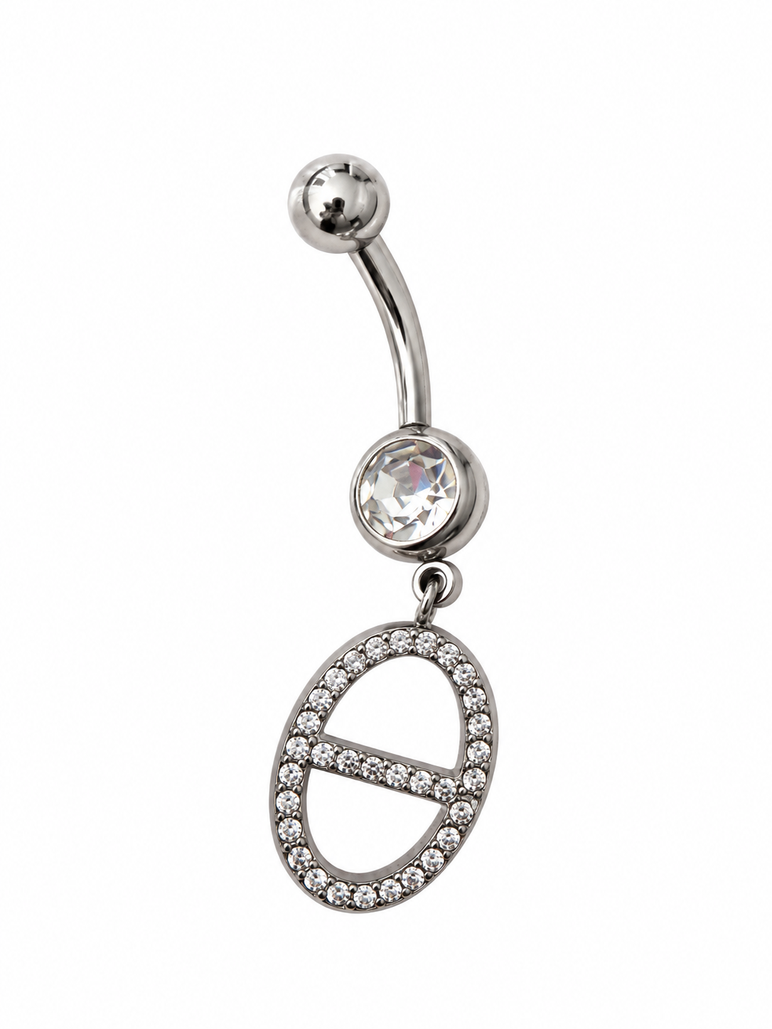 Piercing au nombril en acier inoxydable "NELLA"